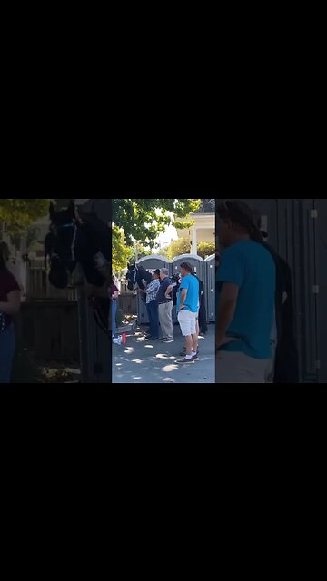 Plot twist.. #parade #fail #fails #horse #injury #crash #accident #emergency