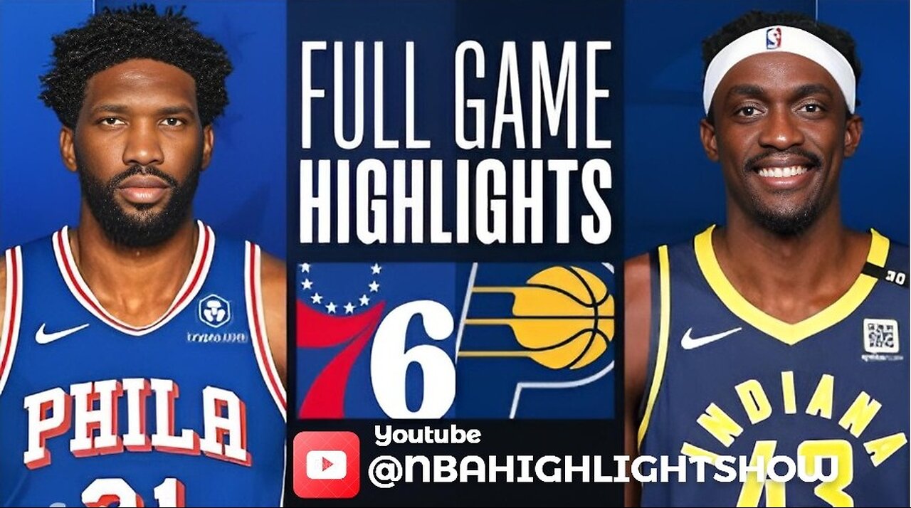 Philadelphia 76ers vs Indiana Pacers Full Game Highlights | Jan 25 | 2024 NBA Season