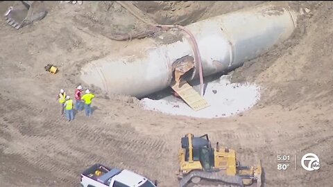 Water main break repairs to take a total of three weeks, GLWA says