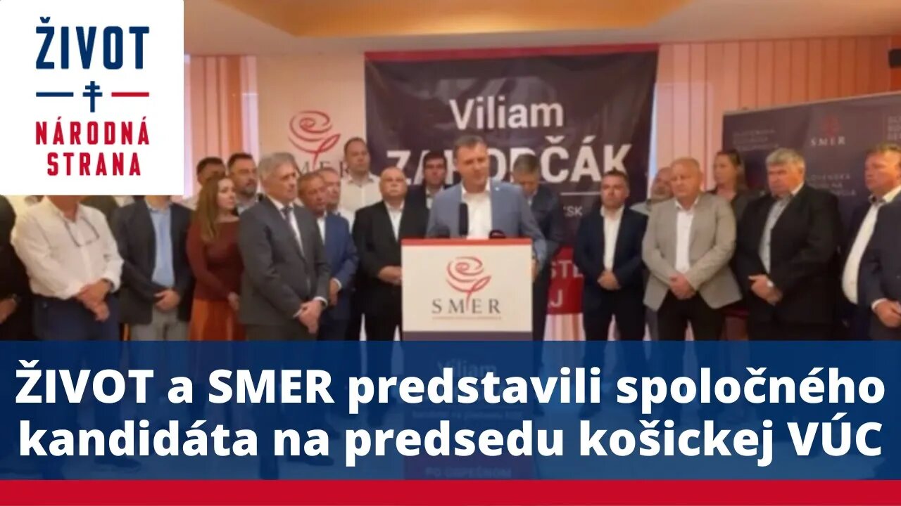 ŽIVOT a SMER predstavili spoločného kandidáta na predsedu košickej VÚC