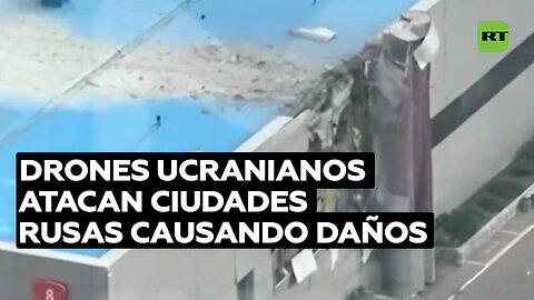 Nuevos atentados ucranianos con drones en Rusia, un aparato cayó cerca de una central nuclear