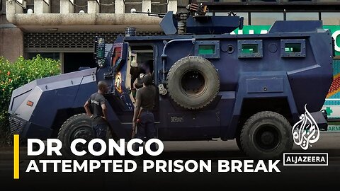 DR Congo prison break: Reports of dozens killed and blaze on site