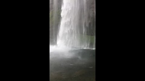 Iceland waterfall Svartifos.