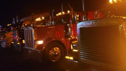 Walk around 3 Ohio Peoples Convoy Trucker Convoy Freedom Convoy
