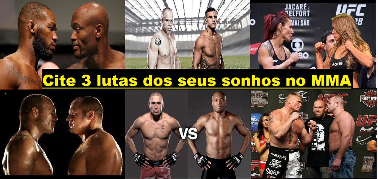 3 Lutas dos Sonhos que não Aconteceram