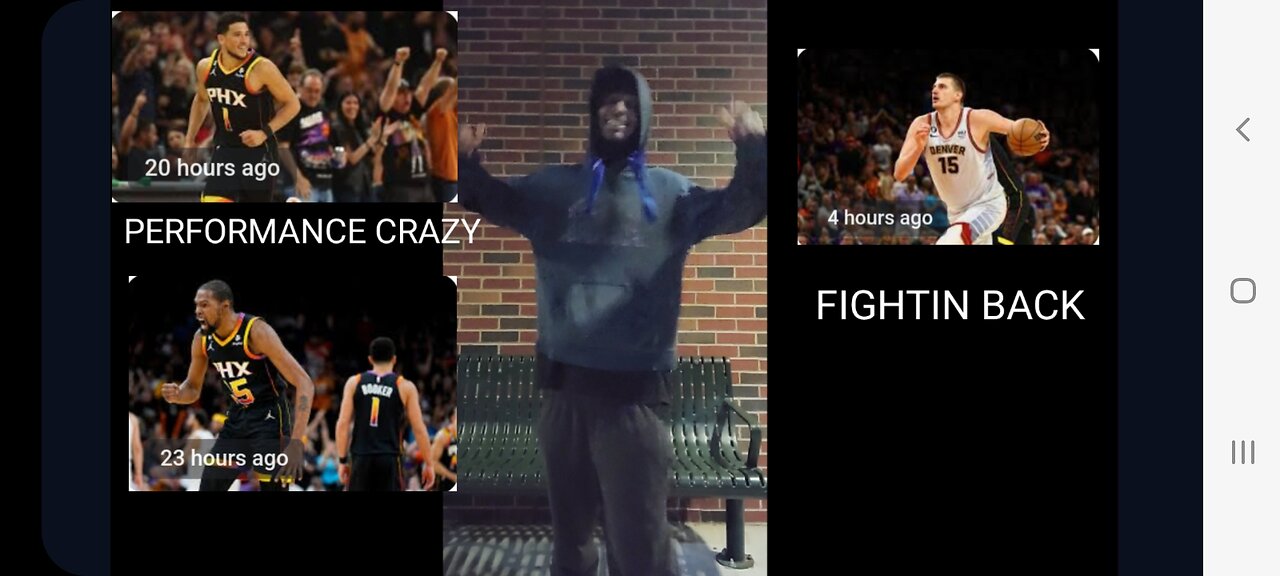 PHOENIX COMEBACK 2-2 IS UNREAL NUGGETS VS SUMS JOKIC WAS TRYIN DIS TIME NOT ENOUGH GM 4