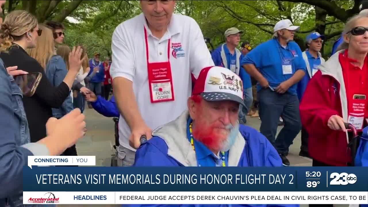 A Veteran's Voice: Honor Flight 44 continues on Day 2