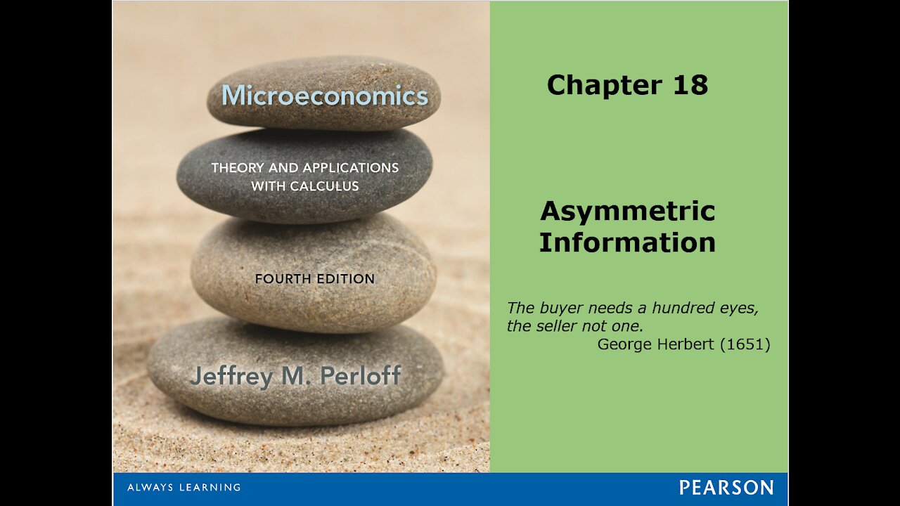 Chapter 18 - Slides, Econ 3010, Summer 2021 UVA