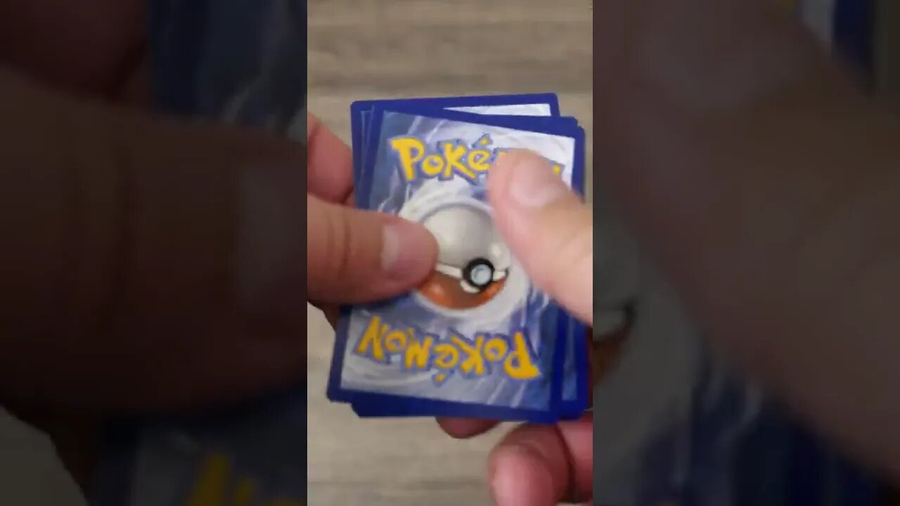 #SHORTS Unboxing a Random Pack of Pokemon Cards 077