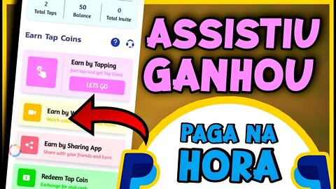 LANÇOU! NOVO APP PARA GANHAR DINHEIRO ASSISTINDO VIDEOS ( PAGA MUITO RÁPIDO)