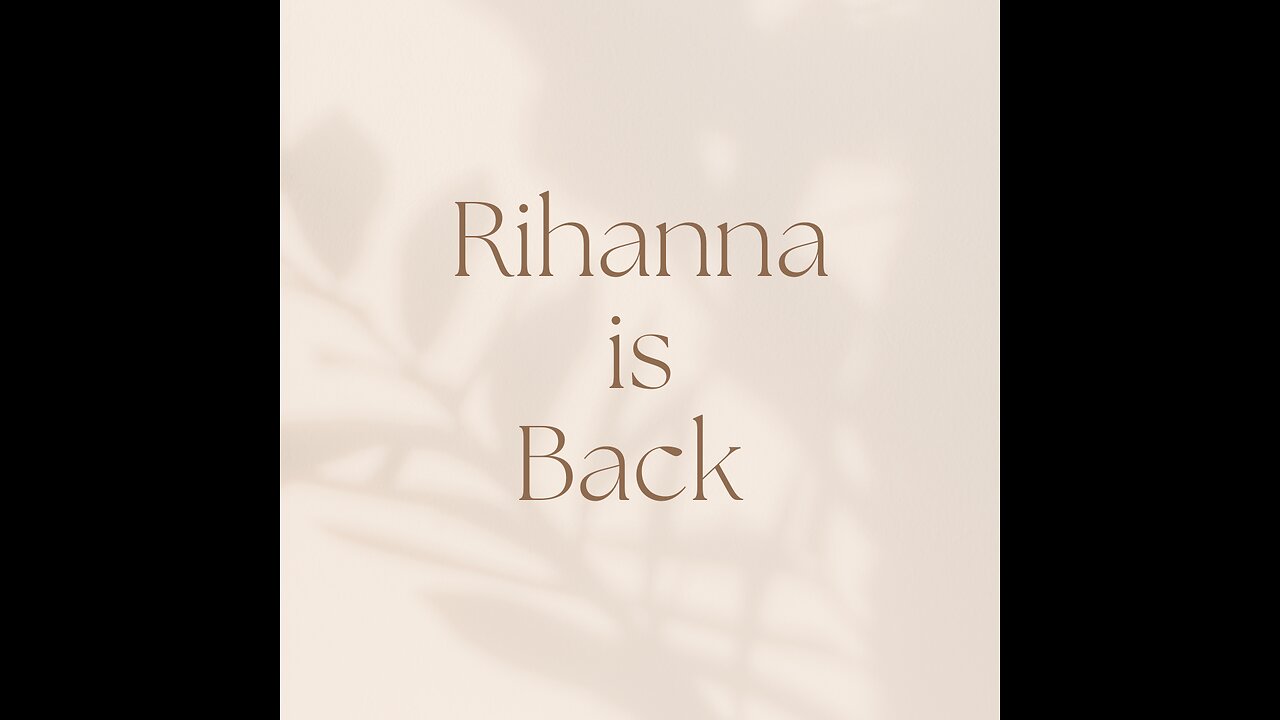Rihanna is back | Apple Music Soper Boal LVII Halftime (official Trailer)