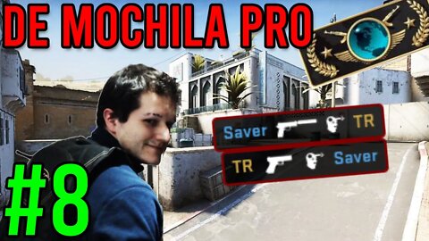 RUSHANDO DE CT na DUST 2 DE MOCHILA PRO GLOBAL #8 | CSGO