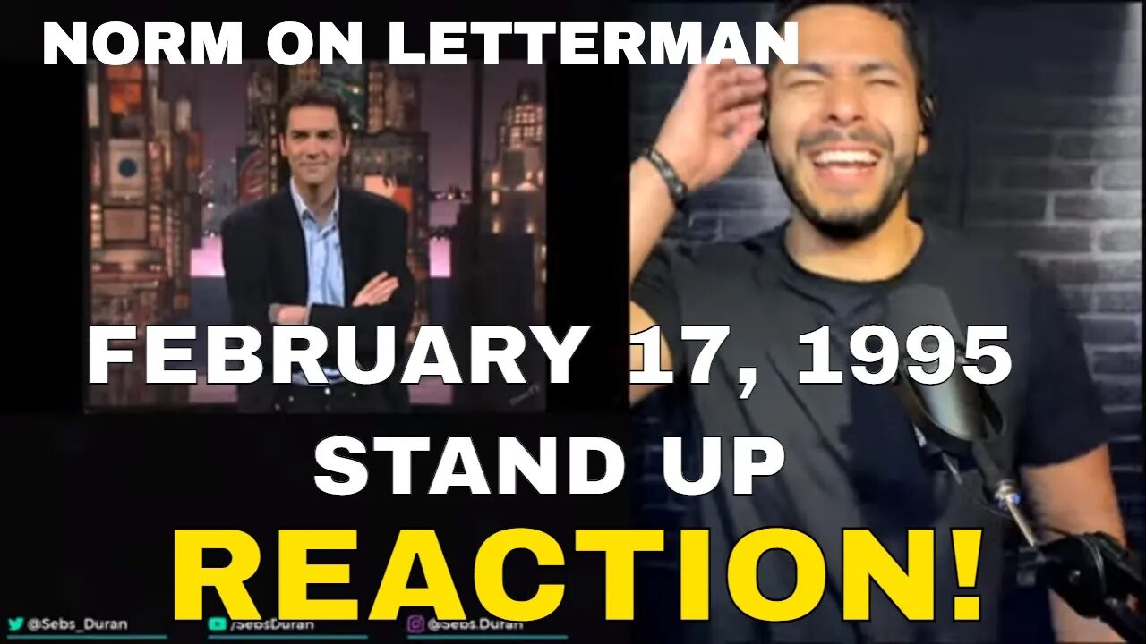 Norm Macdonald David Letterman Appearances Reactions #4 | February 17, 1995