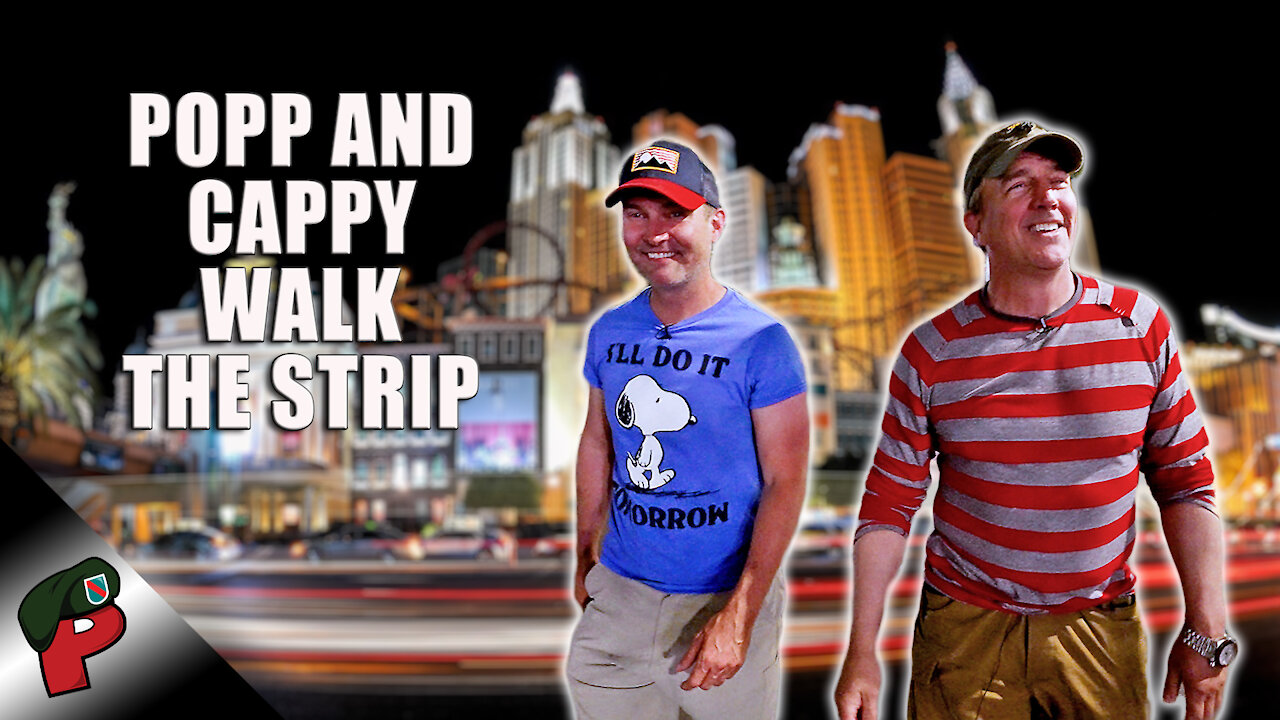 Popp and Cappy Walk the Vegas Strip | Redonkulas.com