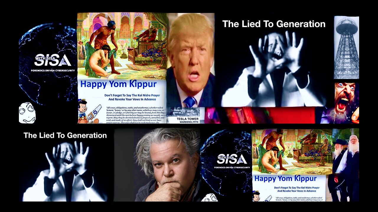 Trump Tesla Yom Kippur Hidden History Jewish Crimes Against Humanity Slave Trade SISA Israel Own USA