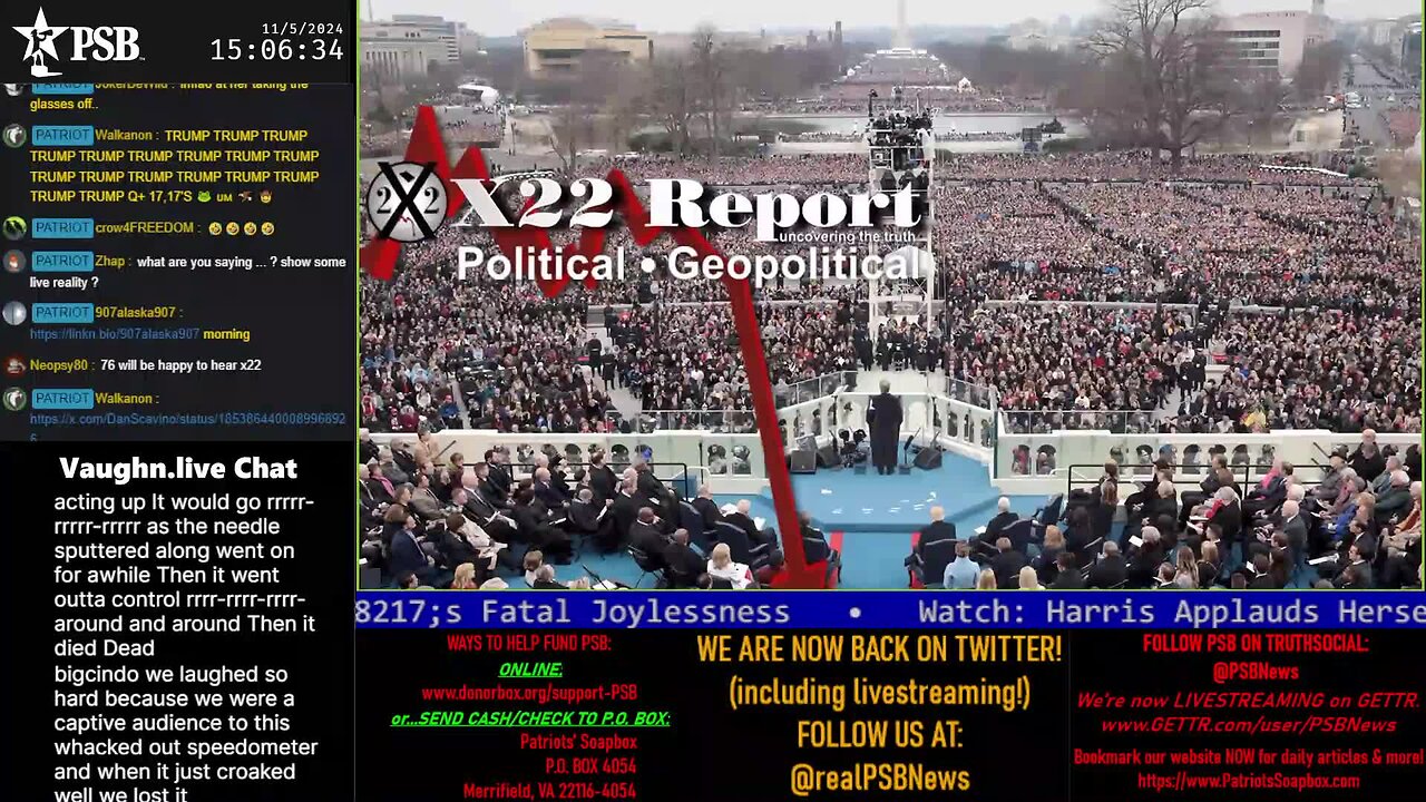 2024-11-05 15:00 EST - The PATRIOTski Tavern: