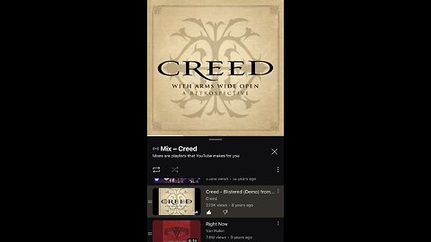 CREED : song Blistered