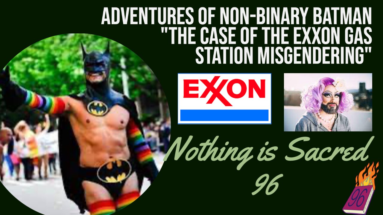 Non-Binary Batman Keeping Exxon Safe Space #shorts #comedy #comedian #batman #superhero #sketch #lol