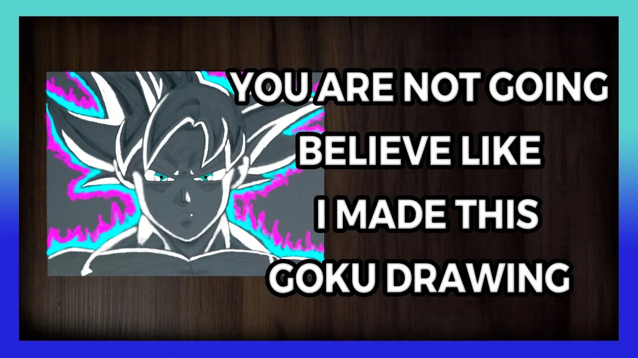 HOW TO DRAW GOKU SUPERIOR INSTINCT THE EASY WAY