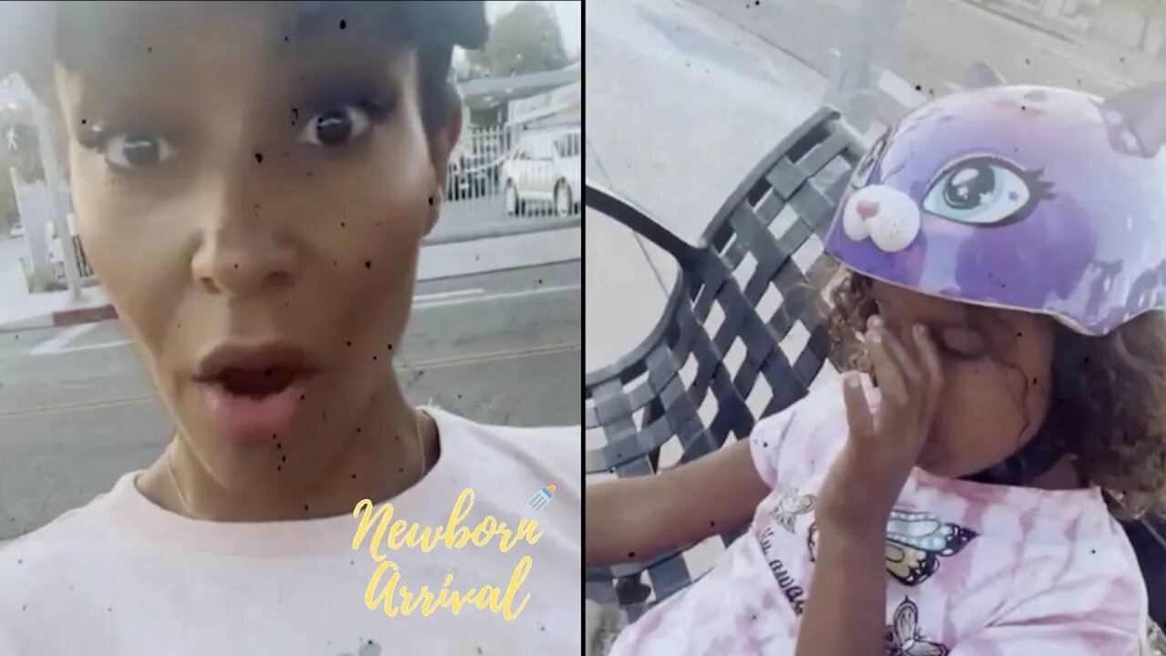 Amina Buddafly's Daughters Fall Asleep During Bike Ride! 😴