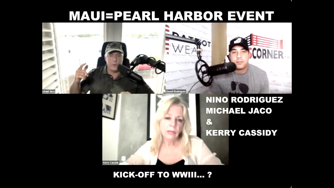 ROUNDTABLE WITH NINO, JACO AND KERRY: MAUI HIT IS A PEARL HARBOR EVENT