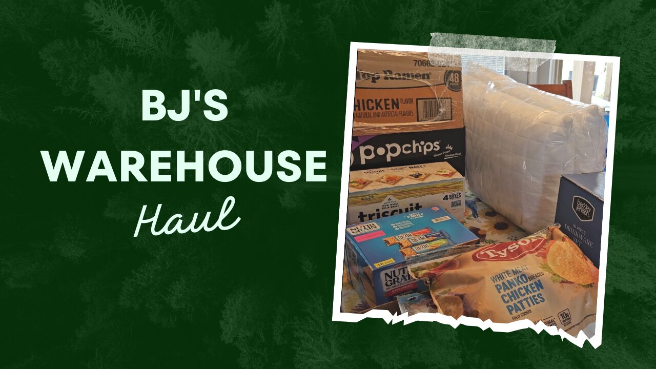 BJ's Warehouse Haul! // small family bulk shopping