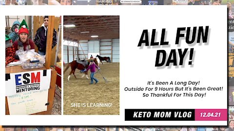 All Fun Day It Is! About Horses, Fund Raising And Lots More | Keto Mom Vlog