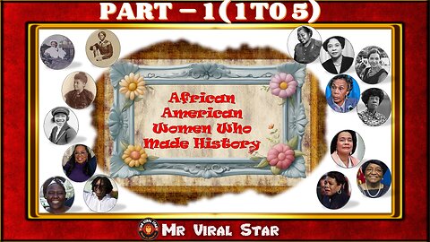 Part 1 (1-5) Top 15 Influential African Women's in History | Celebrating Black Women Every Day