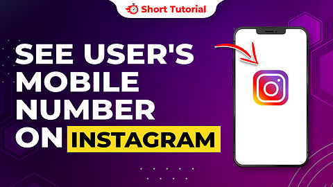 How to see anyone mobile number on Instagram