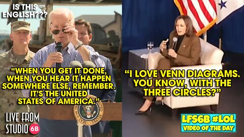 Joe Biden & Kamala Harris Team Up - 2 for 1 Is This English & LOL of the Day!