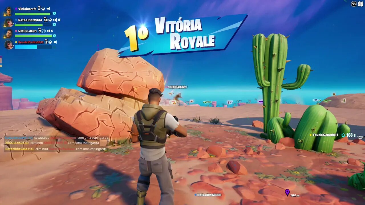 Fortnite Xbox One Fat Gameplay l Sem Comentário