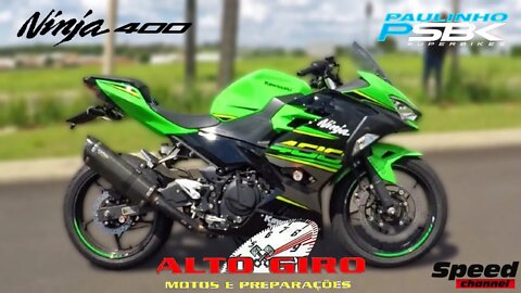 TESTANDO KAWASAKI NINJA 400 @Alto Giro Motos e Preparações | Analise Completa | Speed Channel
