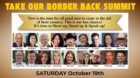 TAKE OUR BORDER BACK SUMMIT