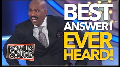 BEST ANSWERS STEVE HARVEY Has EVER Heard On Family Feud USA