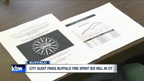 City audit finds the Buffalo Fire Department spent million in overtime