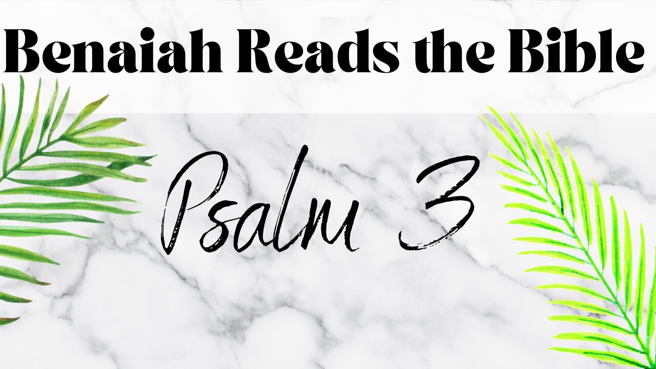 June 3rd - Psalm 3 |Reading of Scripture (NIV)|