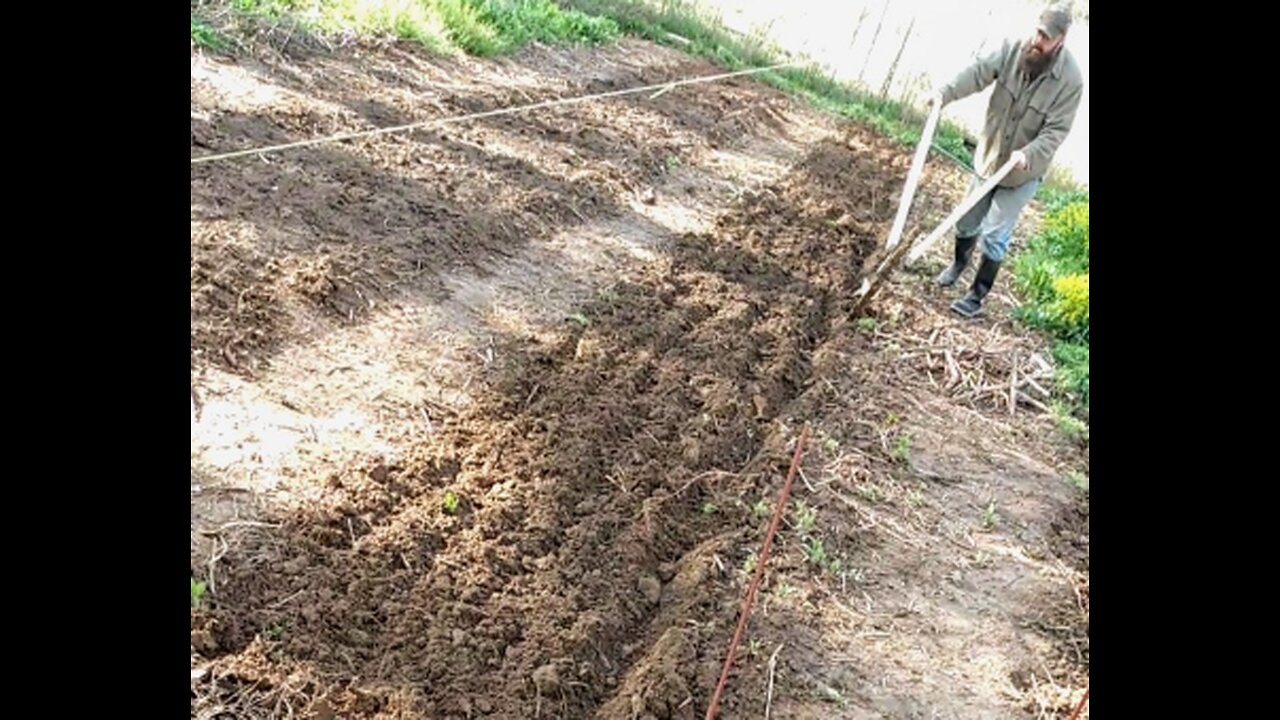 "Old School Minimalist Garden Tools - High wheel aka Push Plow"