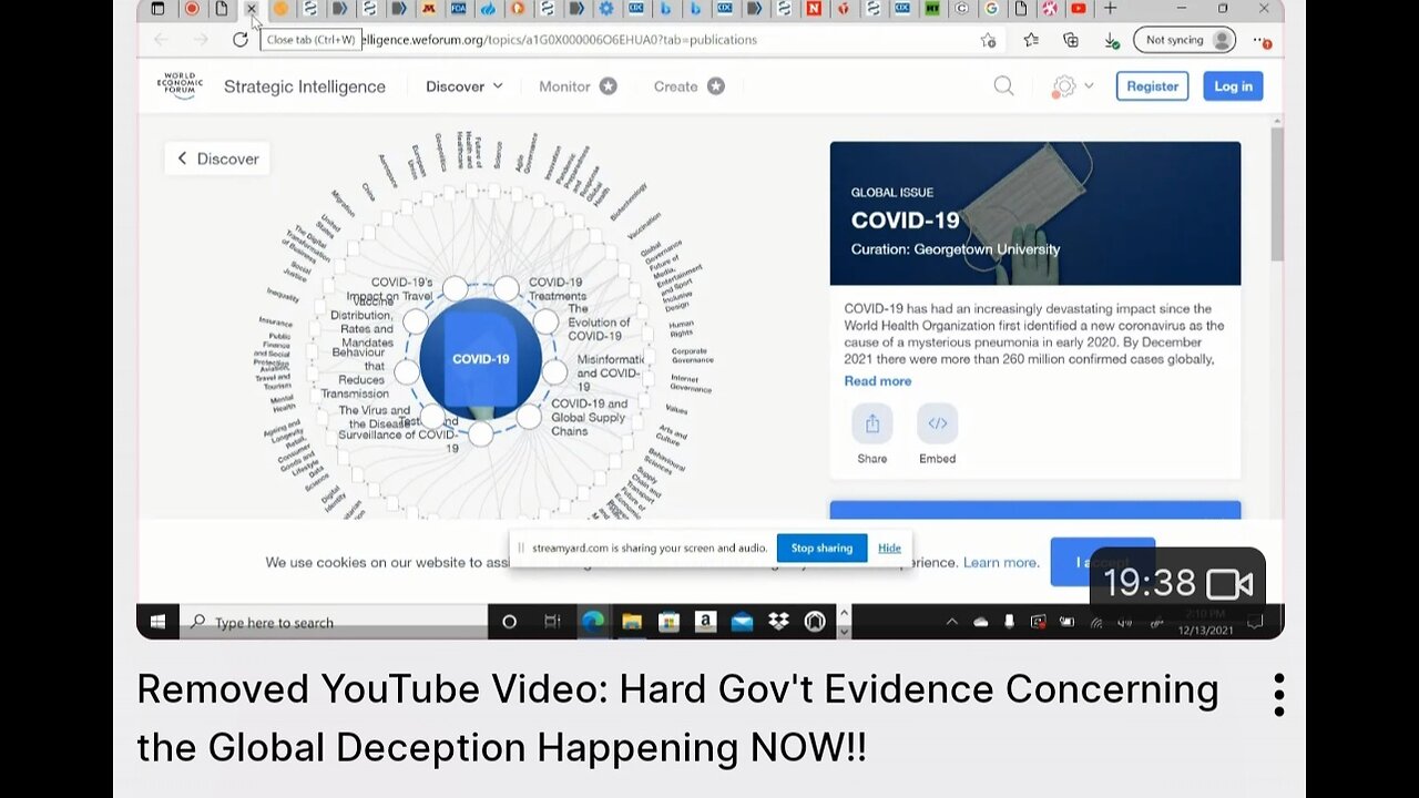 Hard Gov't Evidence Concerning the CV 19 Deception !!