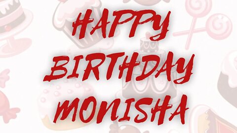 Happy Birthday to Monisha - Birthday Wish From Birthday Bash