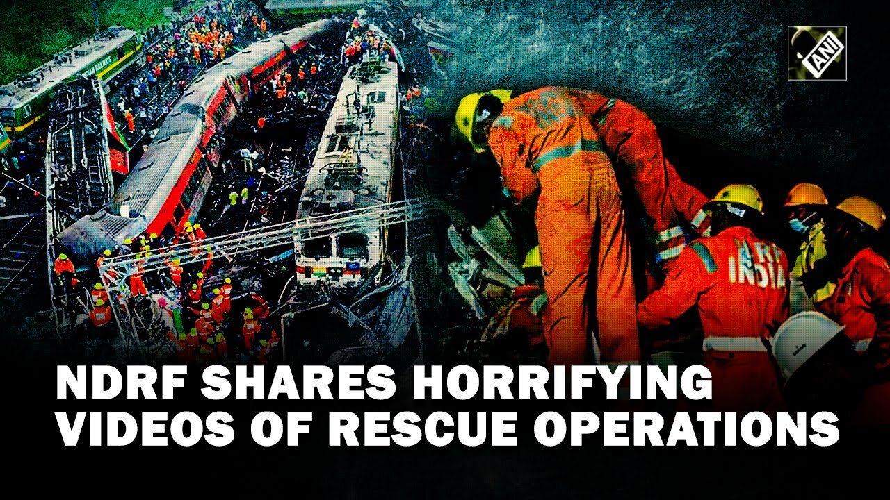 Odisha train accident: NDRF shares spine-chilling videos of rescue operations in Balasore