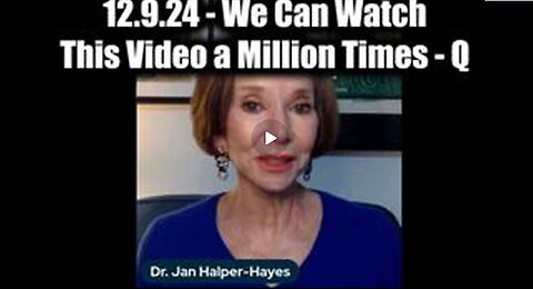 Dr. Jan Halper - Hayes Update - There Is A Plan.