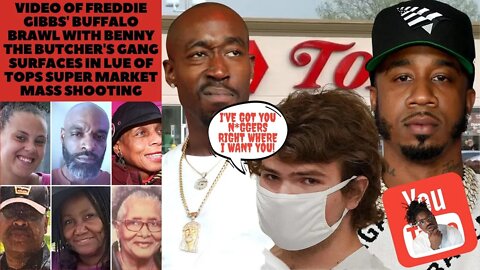 @Freddie Gibbs Jumped by @Benny the Butcher's Gang In Lue of Racist Tops Super Market Mass Shooting