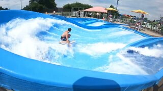 flowrider - Jake - 12 at Soak City, Kings Island