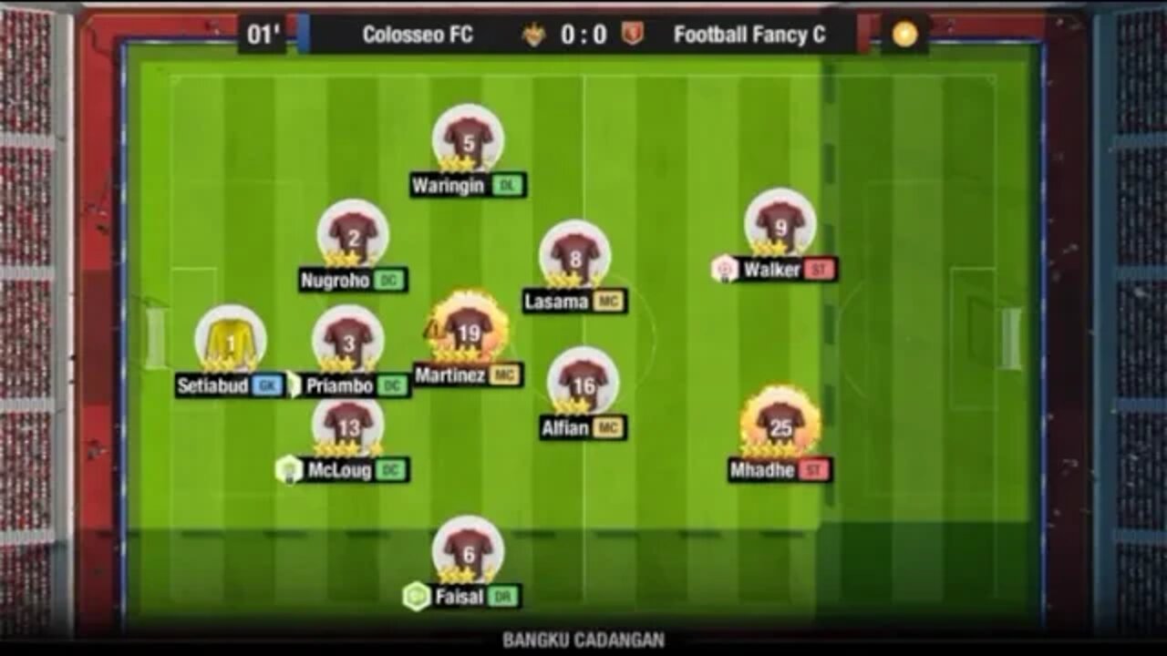 Top Eleven apk | Colosseo FC vs Football Fancy Club