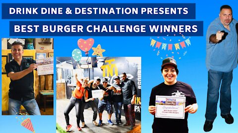 DDD Presenting Best Burger Challenge Winners