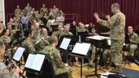 The U.S. Army band is giving free holiday concerts around the area