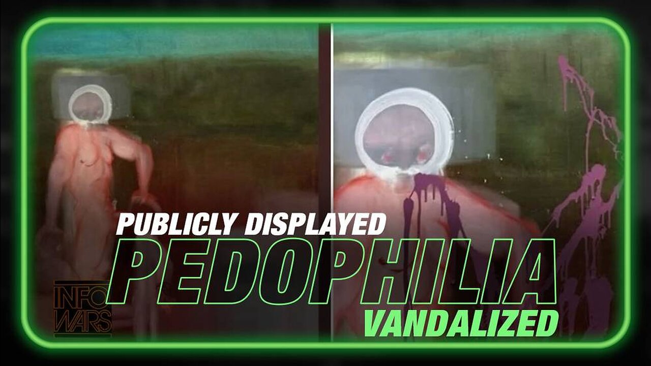 Alex Jones: See The Publicly Displayed Pedophilic Art Macron Is Defending After It Was Vandalized - 5/11/23