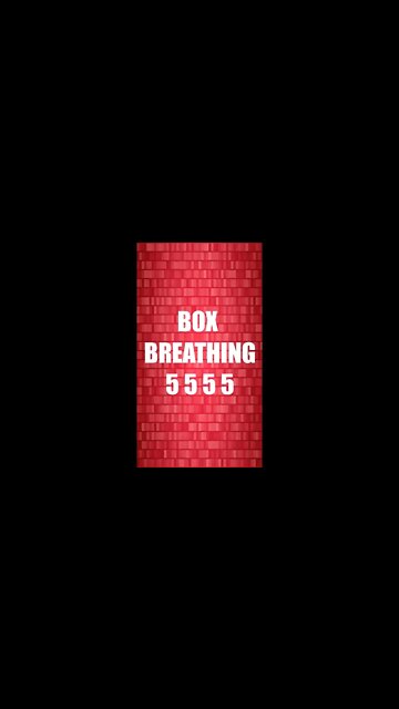 5 5 5 5 ❯ Box Breathing Technique Guided ❯ square breathing ❯ Navy Seals Technique #Shorts