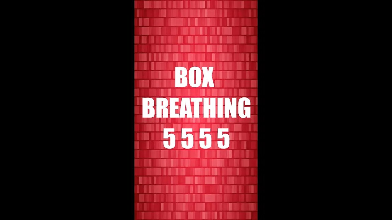 5 5 5 5 ❯ Box Breathing Technique Guided ❯ square breathing ❯ Navy Seals Technique #Shorts