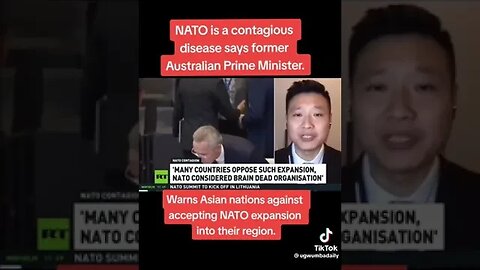 #NATO Is A Contagious Disease #warns #Australian Former Prime Minister. #Australia #Asia #Asian